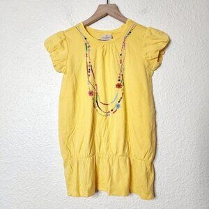 Hanna Andersson Colorful Embroidered Yellow Top - Dress Size 150CM